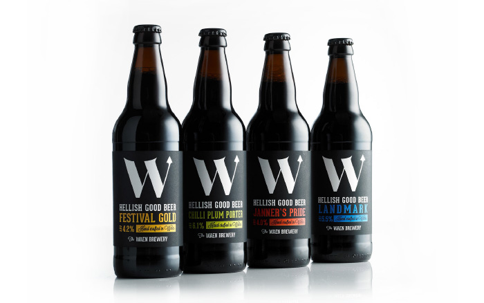 The Waen Brewery - beer bottles